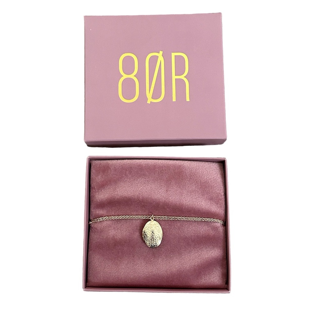 8 Other Reasons gold locket necklace